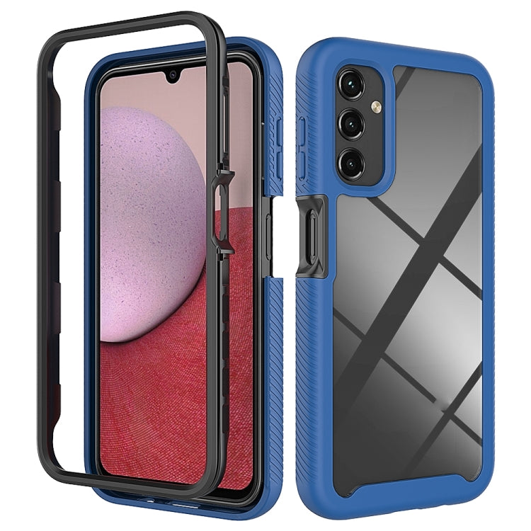 Custodia protettiva per telefono in TPU + PC trasparente integrata a due strati, For Samsung Galaxy A14 5G