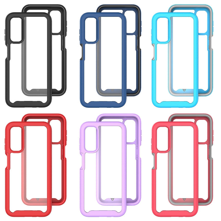 Custodia protettiva per telefono in TPU + PC trasparente integrata a due strati, For Samsung Galaxy A14 5G