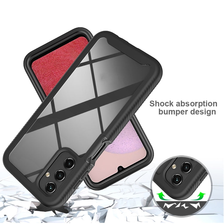 Custodia protettiva per telefono in TPU + PC trasparente integrata a due strati, For Samsung Galaxy A14 5G