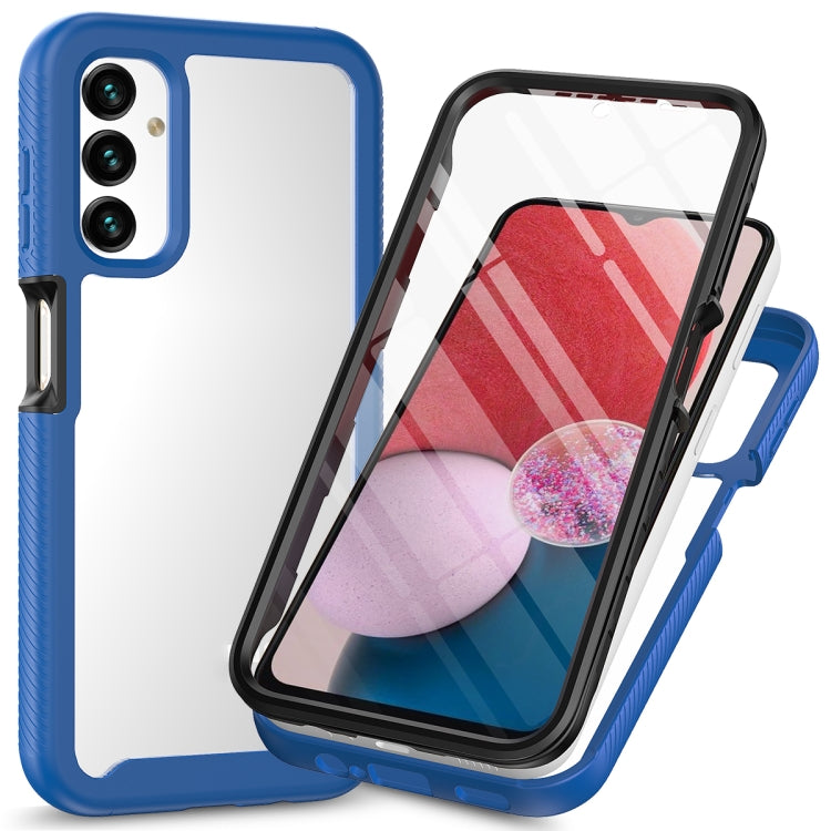 Custodia protettiva per telefono trasparente integrata a due strati in TPU + PC + PET, For Samsung Galaxy A04, For Samsung Galaxy A14 5G