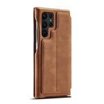 LC.IMEEKE Custodia per telefono in pelle a vibrazione orizzontale Hon Ancient Series, For Samsung Galaxy S23 Ultra 5G