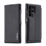 LC.IMEEKE Custodia per telefono in pelle a vibrazione orizzontale Hon Ancient Series, For Samsung Galaxy S23 Ultra 5G