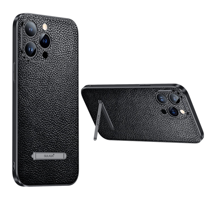 Custodia per telefono con cover posteriore in pelle con staffa invisibile SULADA, For iPhone 14, For iPhone 14 Plus, For iPhone 14 Pro, For iPhone 14 Pro Max