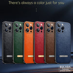 Custodia per telefono con cover posteriore in pelle con staffa invisibile SULADA, For iPhone 13, For iPhone 13 Pro, For iPhone 13 Pro Max