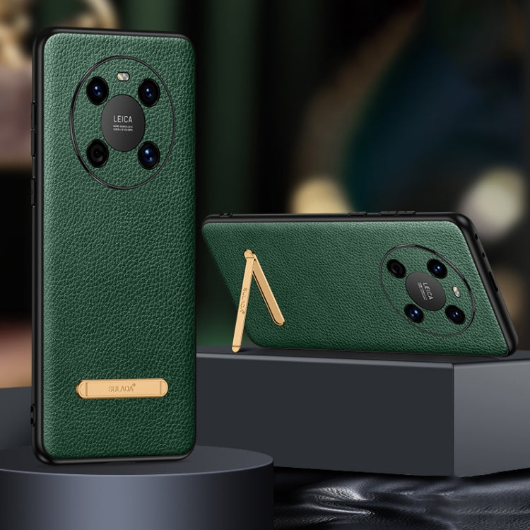 Custodia per telefono con cover posteriore in pelle con staffa invisibile SULADA, For Huawei Mate 40, For Huawei Mate 40 Pro, For Huawei Mate 50, For Huawei Mate 50 Pro