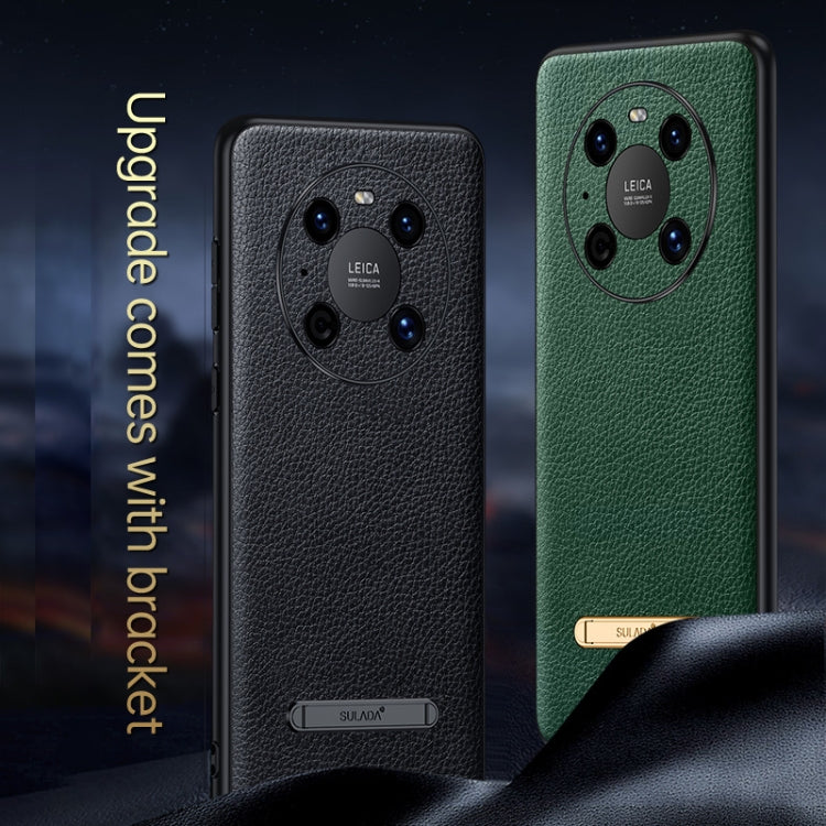 Custodia per telefono con cover posteriore in pelle con staffa invisibile SULADA, For Huawei Mate 40, For Huawei Mate 40 Pro, For Huawei Mate 50, For Huawei Mate 50 Pro