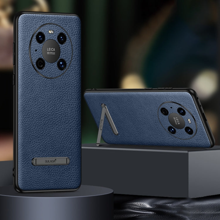 Custodia per telefono con cover posteriore in pelle con staffa invisibile SULADA, For Huawei Mate 40, For Huawei Mate 40 Pro, For Huawei Mate 50, For Huawei Mate 50 Pro