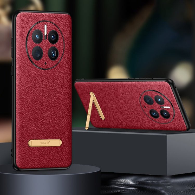 Custodia per telefono con cover posteriore in pelle con staffa invisibile SULADA, For Huawei Mate 40, For Huawei Mate 40 Pro, For Huawei Mate 50, For Huawei Mate 50 Pro