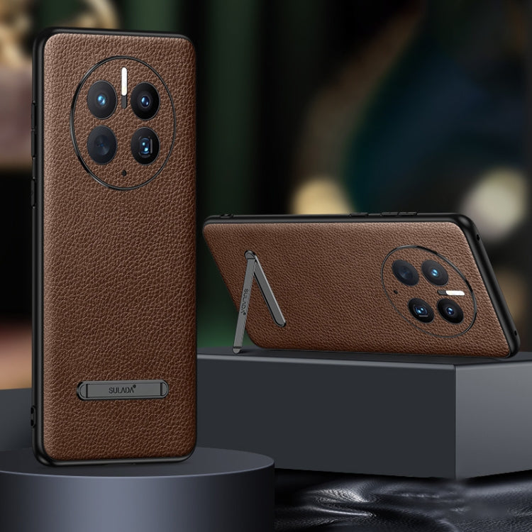 Custodia per telefono con cover posteriore in pelle con staffa invisibile SULADA, For Huawei Mate 40, For Huawei Mate 40 Pro, For Huawei Mate 50, For Huawei Mate 50 Pro