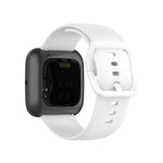 Cinturino per orologio con cinturino da polso in silicone con fibbia colorata per Fitbit Versa 2 / Versa / Versa Lite / Blaze, Size: S, Size: L