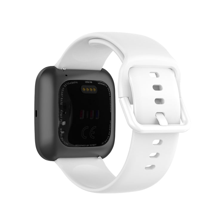 Cinturino per orologio con cinturino da polso in silicone con fibbia colorata per Fitbit Versa 2 / Versa / Versa Lite / Blaze, Size: S, Size: L