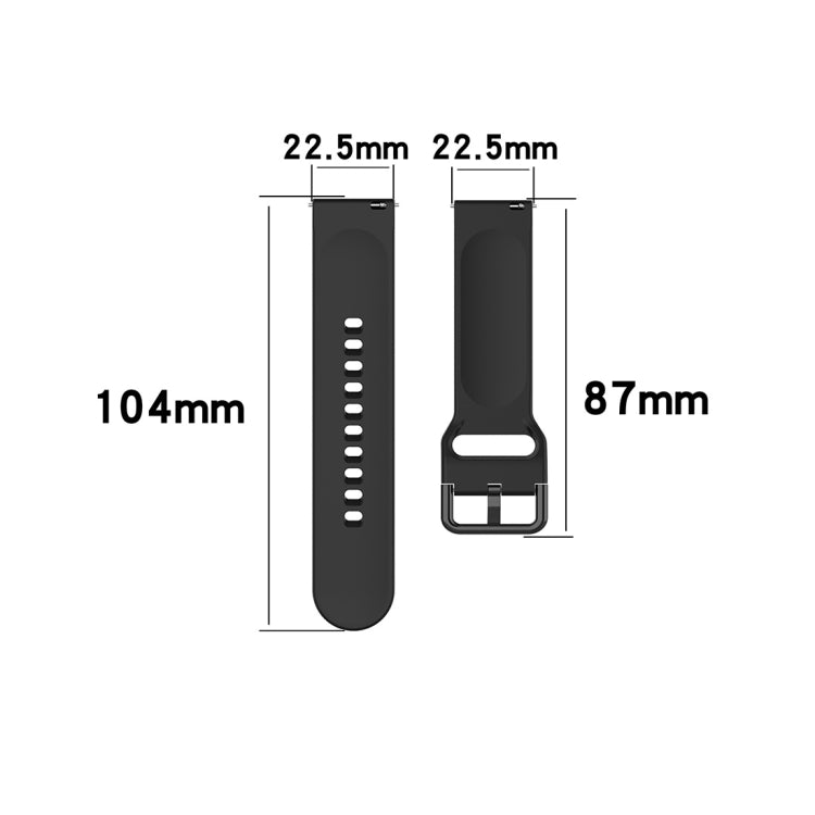 Cinturino per orologio con cinturino da polso in silicone con fibbia colorata per Fitbit Versa 2 / Versa / Versa Lite / Blaze, Size: S, Size: L
