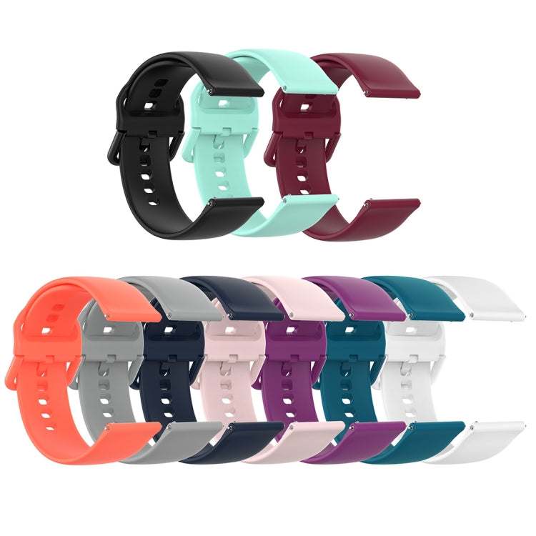 Cinturino per orologio con cinturino da polso in silicone con fibbia colorata per Fitbit Versa 2 / Versa / Versa Lite / Blaze, Size: S, Size: L
