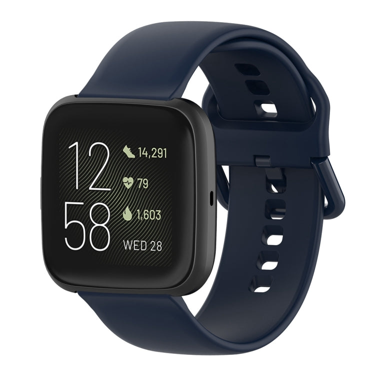 Cinturino per orologio con cinturino da polso in silicone con fibbia colorata per Fitbit Versa 2 / Versa / Versa Lite / Blaze, Size: S, Size: L