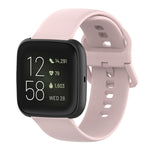Cinturino per orologio con cinturino da polso in silicone con fibbia colorata per Fitbit Versa 2 / Versa / Versa Lite / Blaze, Size: S, Size: L