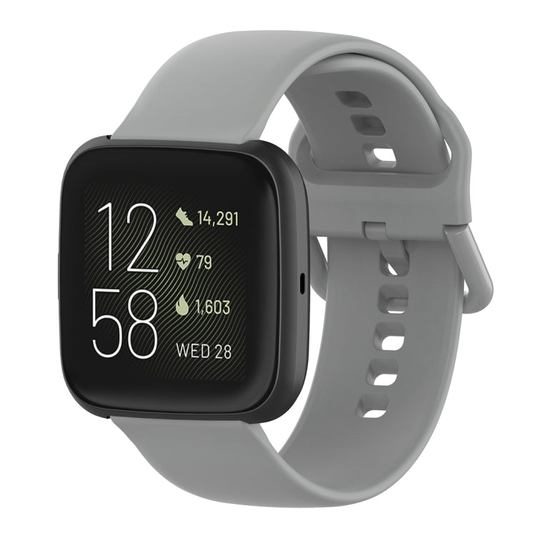 Cinturino per orologio con cinturino da polso in silicone con fibbia colorata per Fitbit Versa 2 / Versa / Versa Lite / Blaze, Size: S, Size: L