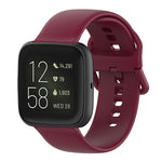 Cinturino per orologio con cinturino da polso in silicone con fibbia colorata per Fitbit Versa 2 / Versa / Versa Lite / Blaze, Size: S, Size: L