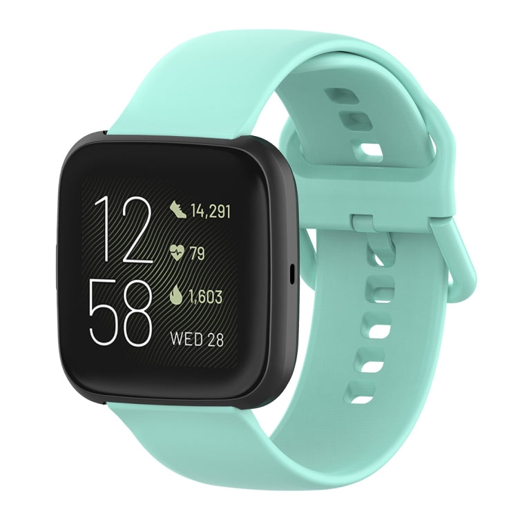 Cinturino per orologio con cinturino da polso in silicone con fibbia colorata per Fitbit Versa 2 / Versa / Versa Lite / Blaze, Size: S, Size: L