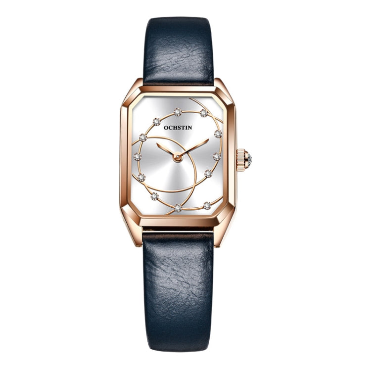 Orologio al quarzo con cinturino in pelle casual moda serie Parangon, OCHSTIN 7008C