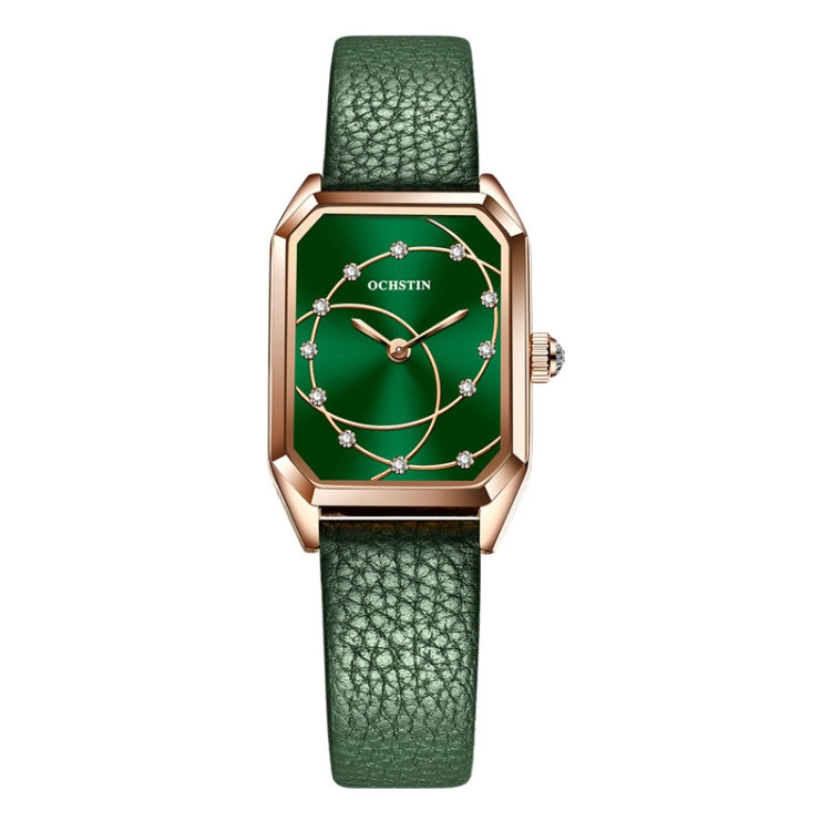 Orologio al quarzo con cinturino in pelle casual moda serie Parangon, OCHSTIN 7008C