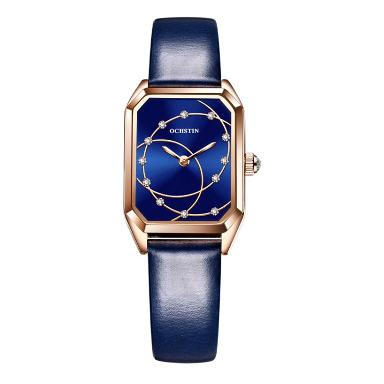 Orologio al quarzo con cinturino in pelle casual moda serie Parangon, OCHSTIN 7008C