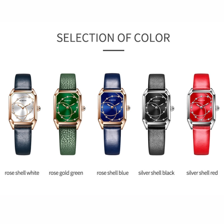 Orologio al quarzo con cinturino in pelle casual moda serie Parangon, OCHSTIN 7008C