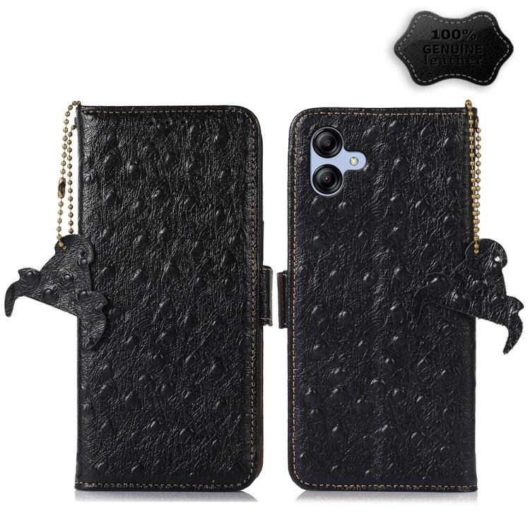 Custodia portafoglio in vera pelle con RFID per Motorola Moto G72