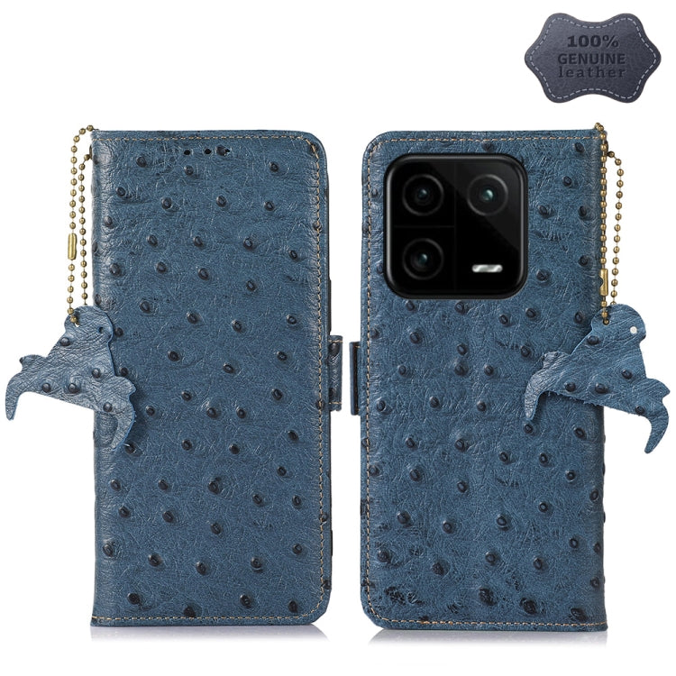 Custodia portafoglio in vera pelle con RFID per Motorola Moto G72