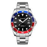 Orologio da uomo con cinturino in acciaio luminoso impermeabile al quarzo multifunzionale, OCHSTIN 7019E