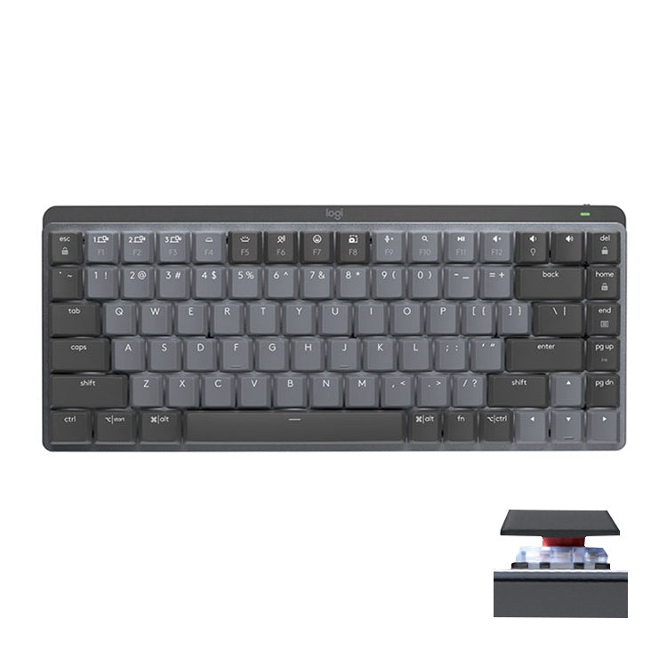 Logitech MX Mini tastiera meccanica wireless Bluetooth Dual Mode con ricevitore USB Logi Bolt