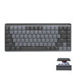 Logitech MX Mini tastiera meccanica wireless Bluetooth Dual Mode con ricevitore USB Logi Bolt