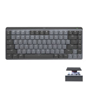 Logitech MX Mini tastiera meccanica wireless Bluetooth Dual Mode con ricevitore USB Logi Bolt