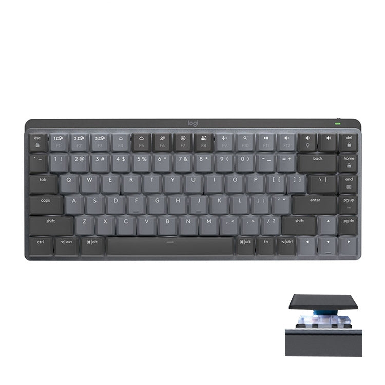 Logitech MX Mini tastiera meccanica wireless Bluetooth Dual Mode con ricevitore USB Logi Bolt