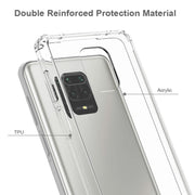 TPU antigraffio + custodia protettiva in acrilico, For Google Pixel 4a, For LG V60 ThinQ, For Huawei P40 Lite E / Y7P, For Sony Xperia 10 II, For Sony Xperia 1 II, For Xiaomi Redmi Note 8T, For Xiaomi Redmi Note 9 Pro, For Xiaomi Redmi Note 9S         ...