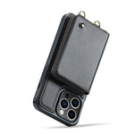 JEEHOOD Custodia per cellulare con cerniera serie C22 con cordino lungo e corto, For iPhone 14, For iPhone 14 Plus, For iPhone 14 Pro, For iPhone 14 Pro Max