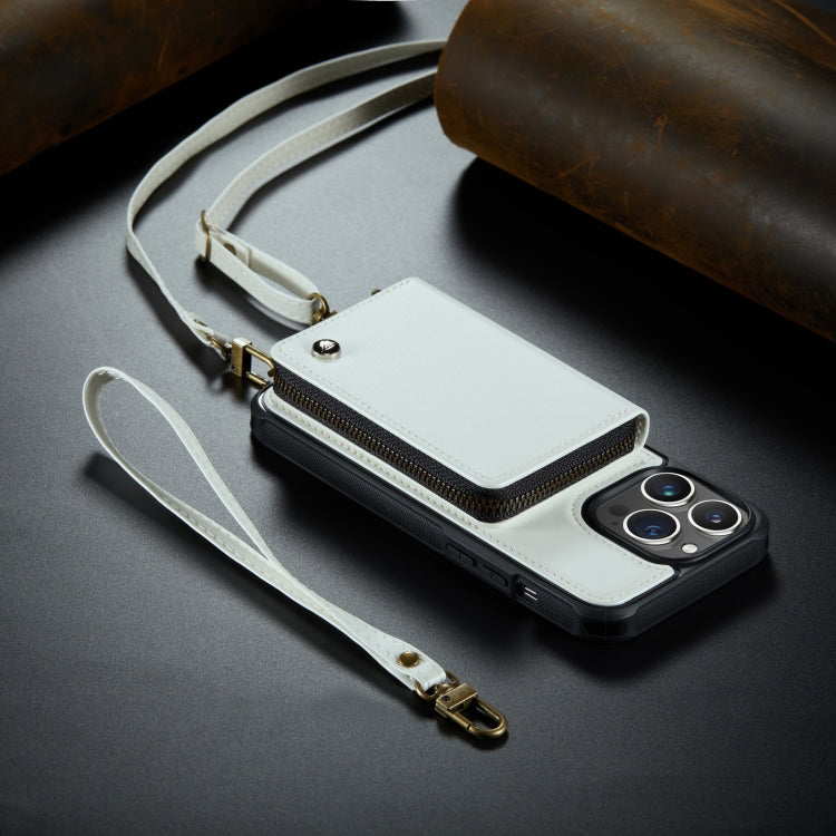 JEEHOOD Custodia per cellulare con cerniera serie C22 con cordino lungo e corto, For iPhone 14, For iPhone 14 Plus, For iPhone 14 Pro, For iPhone 14 Pro Max