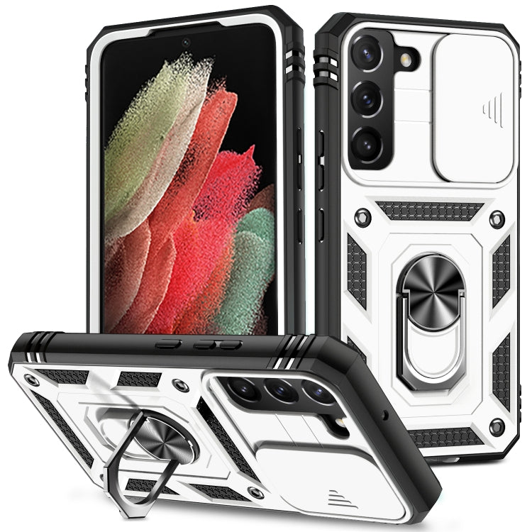 Custodia per fotocamera scorrevole in TPU + custodia per PC, For Samsung Galaxy S22 5G, For Samsung Galaxy S22+ 5G, For Samsung Galaxy S22 Ultra 5G, For Samsung Galaxy A33 5G