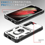 Custodia per fotocamera scorrevole in TPU + custodia per PC, For Samsung Galaxy S22 5G, For Samsung Galaxy S22+ 5G, For Samsung Galaxy S22 Ultra 5G, For Samsung Galaxy A33 5G