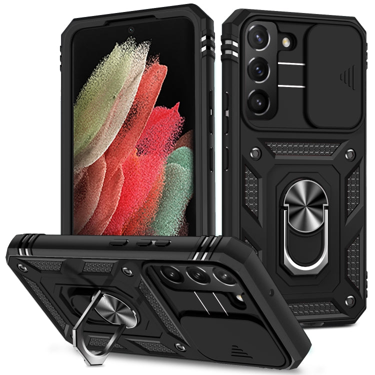 Custodia per fotocamera scorrevole in TPU + custodia per PC, For Samsung Galaxy S22 5G, For Samsung Galaxy S22+ 5G, For Samsung Galaxy S22 Ultra 5G, For Samsung Galaxy A33 5G
