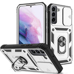 Custodia per fotocamera scorrevole in TPU + custodia per PC, For Samsung Galaxy S22 5G, For Samsung Galaxy S22+ 5G, For Samsung Galaxy S22 Ultra 5G, For Samsung Galaxy A33 5G