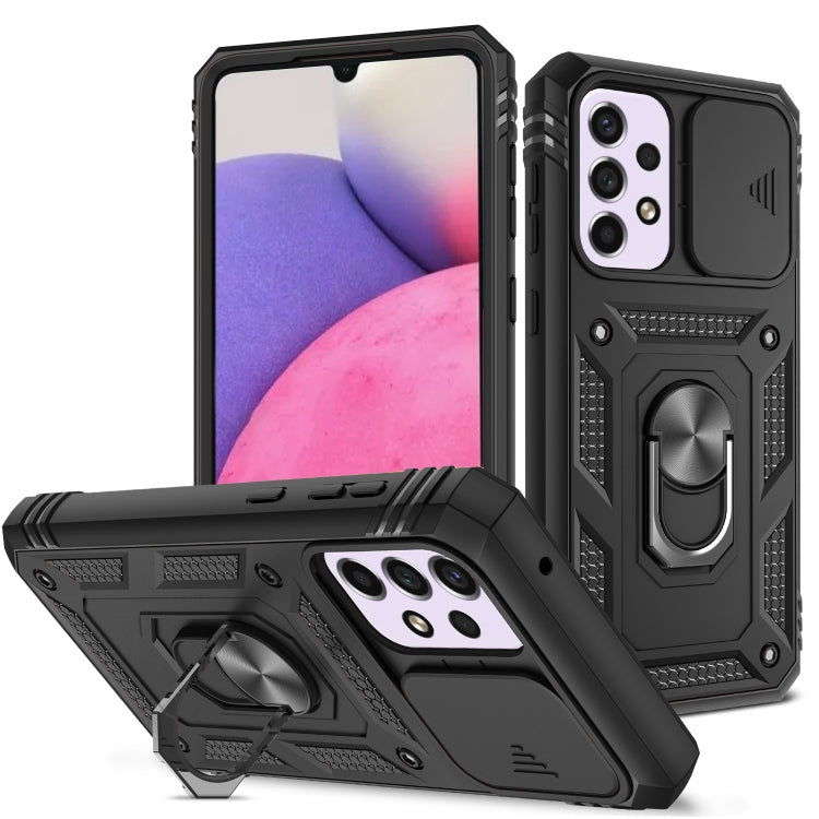 Custodia per fotocamera scorrevole in TPU + custodia per PC, For Samsung Galaxy S22 5G, For Samsung Galaxy S22+ 5G, For Samsung Galaxy S22 Ultra 5G, For Samsung Galaxy A33 5G