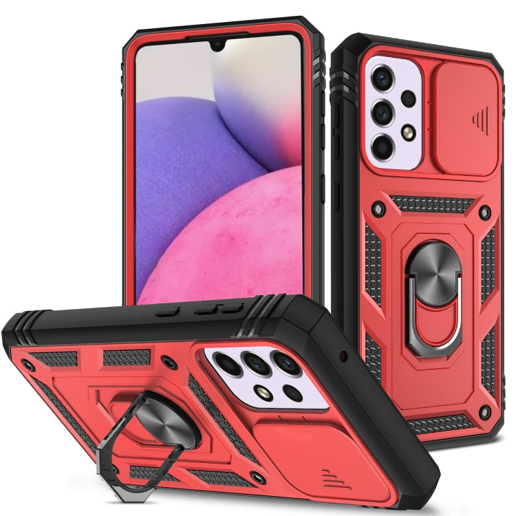 Custodia per fotocamera scorrevole in TPU + custodia per PC, For Samsung Galaxy S22 5G, For Samsung Galaxy S22+ 5G, For Samsung Galaxy S22 Ultra 5G, For Samsung Galaxy A33 5G