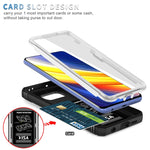 Custodia per fotocamera scorrevole in TPU + custodia per PC, For Xiaomi Poco X3 NFC