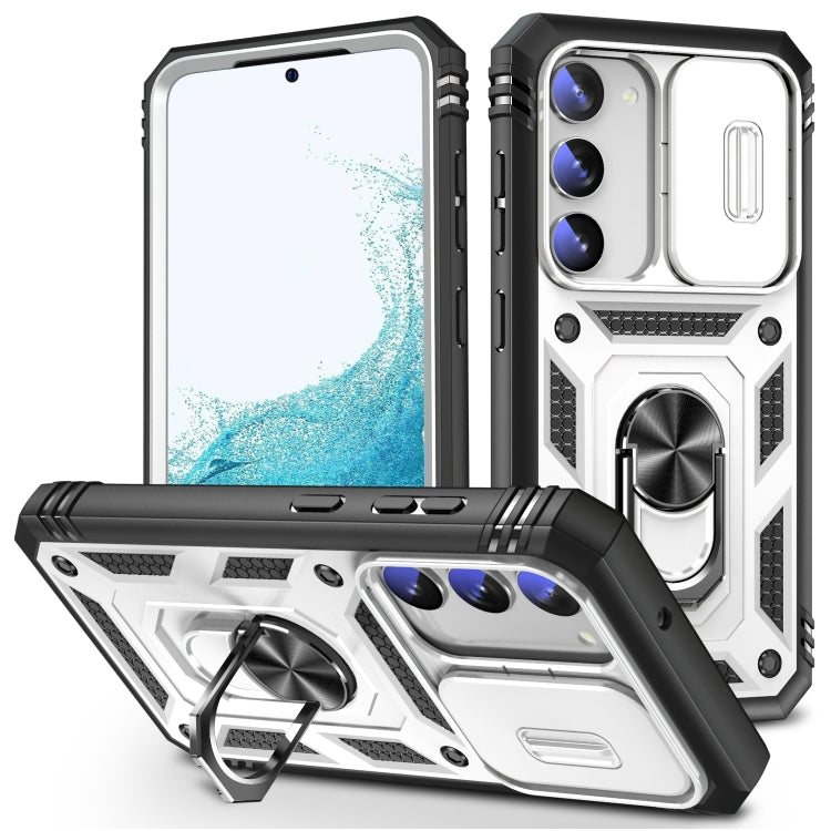 Custodia per fotocamera scorrevole in TPU + custodia per PC, For Samsung Galaxy S23 5G, For Samsung Galaxy S23+ 5G, For Samsung Galaxy S23 Ultra 5G