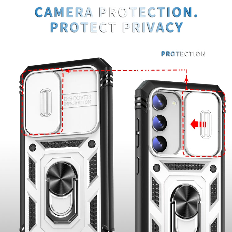 Custodia per fotocamera scorrevole in TPU + custodia per PC, For Samsung Galaxy S23 5G, For Samsung Galaxy S23+ 5G, For Samsung Galaxy S23 Ultra 5G