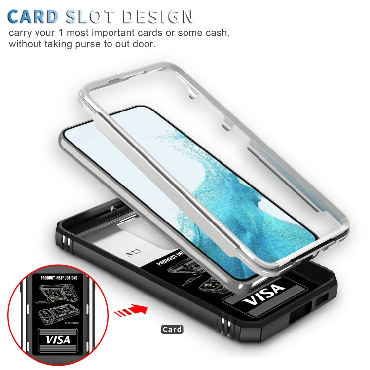 Custodia per fotocamera scorrevole in TPU + custodia per PC, For Samsung Galaxy S23 5G, For Samsung Galaxy S23+ 5G, For Samsung Galaxy S23 Ultra 5G