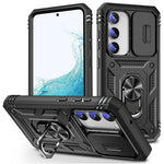 Custodia per fotocamera scorrevole in TPU + custodia per PC, For Samsung Galaxy S23 5G, For Samsung Galaxy S23+ 5G, For Samsung Galaxy S23 Ultra 5G