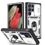 Custodia per fotocamera scorrevole in TPU + custodia per PC, For Samsung Galaxy S23 5G, For Samsung Galaxy S23+ 5G, For Samsung Galaxy S23 Ultra 5G