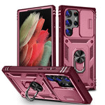 Custodia per fotocamera scorrevole in TPU + custodia per PC, For Samsung Galaxy S23 5G, For Samsung Galaxy S23+ 5G, For Samsung Galaxy S23 Ultra 5G