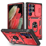 Custodia per fotocamera scorrevole in TPU + custodia per PC, For Samsung Galaxy S23 5G, For Samsung Galaxy S23+ 5G, For Samsung Galaxy S23 Ultra 5G